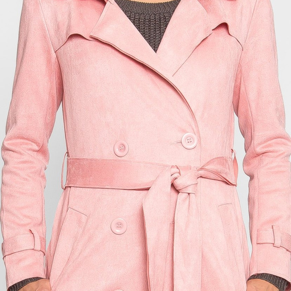 PINK SUEDE JACKET - Picture 3 of 4